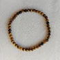 Bracelet en perles d'Oeil de Tigre 4 mm